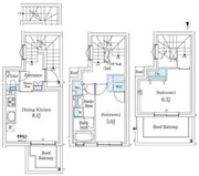アグレシオテラス恵比寿 211 間取り図