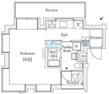 コージーコート四谷坂町 601 間取り図