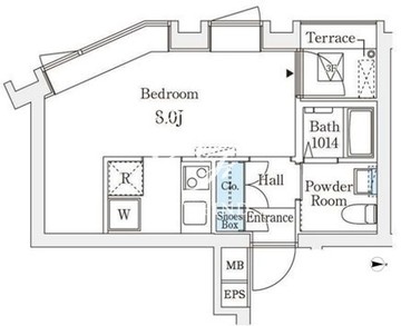 コージーコート四谷坂町 301 間取り図