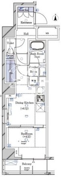 ガリシア南馬込 201 間取り図
