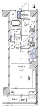 ガリシア南馬込 305 間取り図
