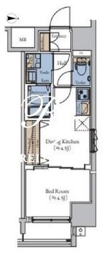 エスティメゾン大森 708 間取り図
