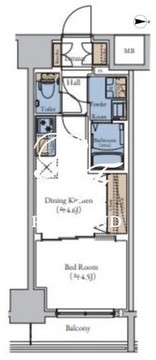 エスティメゾン大森 903 間取り図