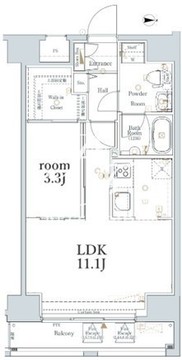 ログ浅草 303 間取り図