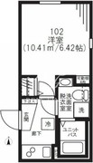 湯島レジデンス 102 間取り図