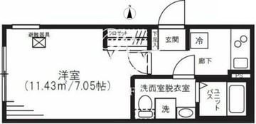 湯島レジデンス 201 間取り図