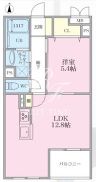 The MANOR KYODO 102 間取り図