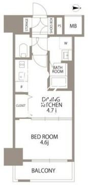 エスティメゾン門前仲町 503 間取り図