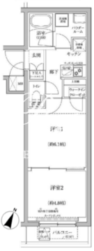 パティーナ蒲田 209 間取り図