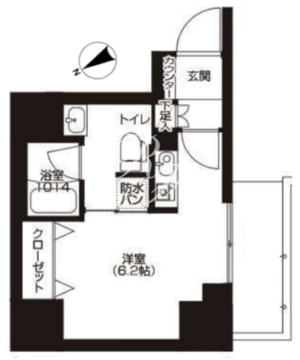 アーバネックス大森 608 間取り図