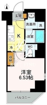 Orisay麻布十番 402 間取り図