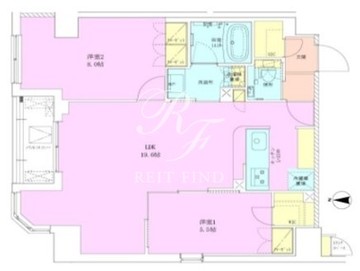半蔵門レジデンス 1402 間取り図
