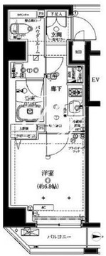 アルテシモアベニ 701 間取り図