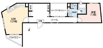 アクセス池袋アネックス 403 間取り図