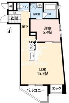 アクセス池袋アネックス 202 間取り図
