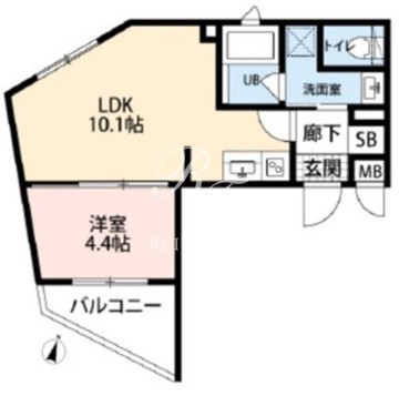 アクセス池袋アネックス 304 間取り図