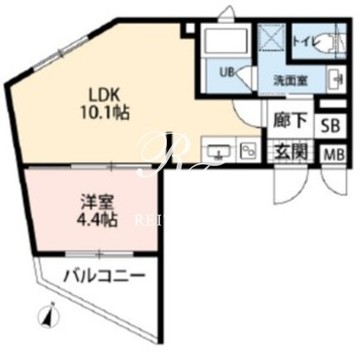 アクセス池袋アネックス 204 間取り図