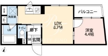 アクセス池袋アネックス 203 間取り図