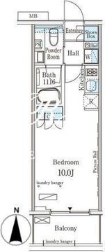 グラシア大森 304 間取り図