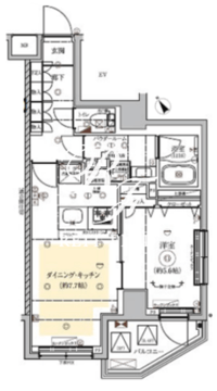 リルシア東向島2 303 間取り図