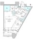パークタワー勝どき S-4406 間取り図