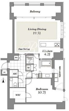 ザ・コノエ三田綱町 508 間取り図