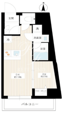 シオン三軒茶屋 301 間取り図