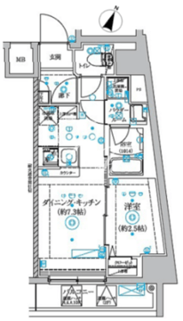 シオン三軒茶屋 201 間取り図
