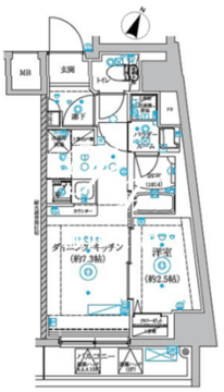 シオン三軒茶屋 701 間取り図