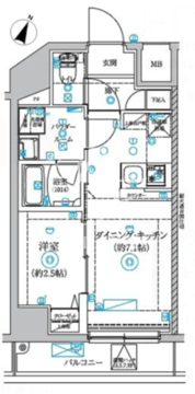 シオン三軒茶屋 302 間取り図