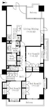 パークサイド・ウイングス 312 間取り図