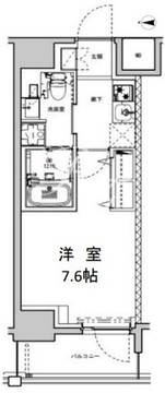 エスレジデンス板橋大山 805 間取り図