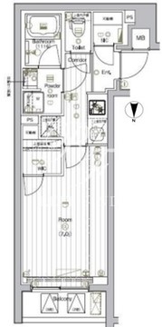 ザ・プレミアムキューブG大崎 223 間取り図