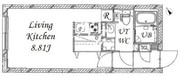 フラッフィー市谷台町 402 間取り図