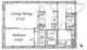 フラッフィー市谷台町 403 間取り図