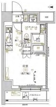 リルシアシティ北新宿 102 間取り図