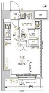 リルシアシティ北新宿 202 間取り図