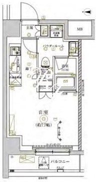 リルシアシティ北新宿 602 間取り図