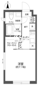 プラティーク森下 503 間取り図