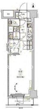 リルシアシティ北新宿 206 間取り図