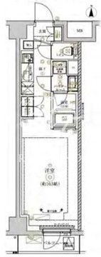 リルシアシティ北新宿 207 間取り図