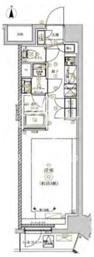 リルシアシティ北新宿 208 間取り図