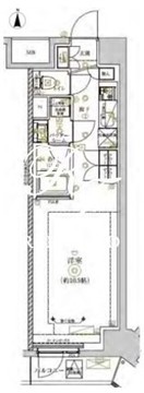 リルシアシティ北新宿 706 間取り図