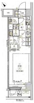 リルシアシティ北新宿 210 間取り図