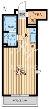 プロスペクト初台 107 間取り図
