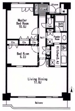 グランハイツ池尻 103 間取り図