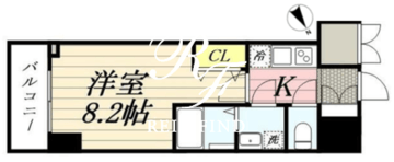 グランパセオ田端 D-205 間取り図