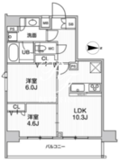 ジェノヴィア三ノ輪2スカイガーデン 1201 間取り図