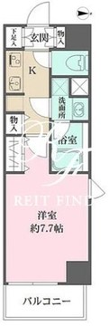 WHARF森下 401 間取り図