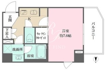WHARF森下 305 間取り図